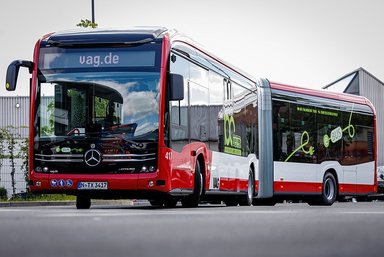 Hundertster E-Bus der VAG Nürnberg ist einer von insgesamt 31 neuen Mercedes-Benz eCitaro G